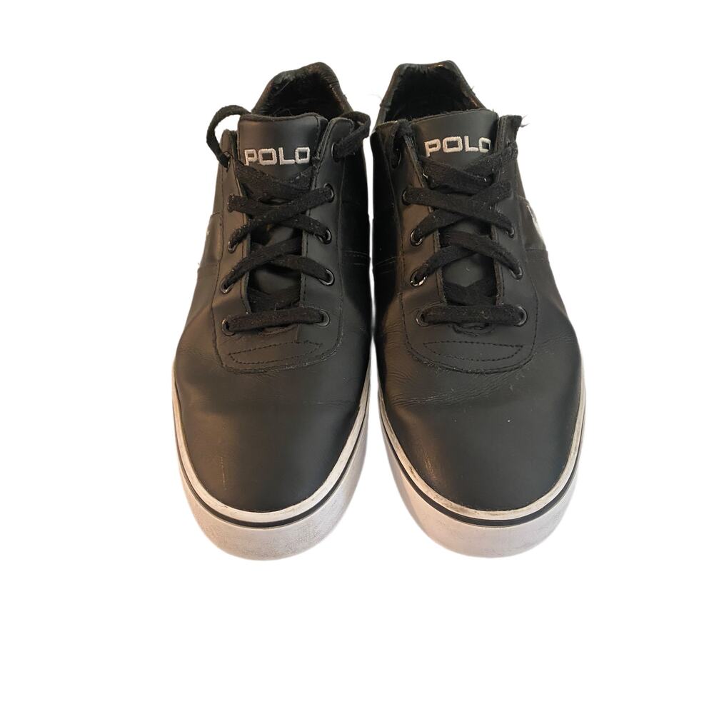 Polo Ralph Lauren Leather Lace Up Sneakers Men Size 13